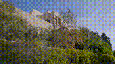The Ennis House by Frank Lloyd Wright